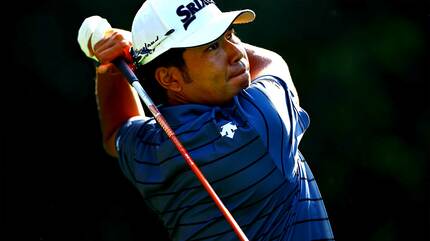 毎年、開幕前日に開催されるPar3コンテストを題材にデザインされた、2023マスターズ記念のヘッドカバーです。 マスターズ開幕直前！ 久常涼が参加したパー3コンテストを写真で