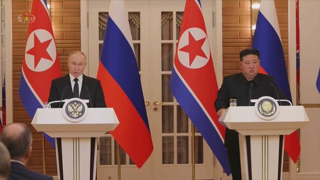 「真の同志」「英雄的行動」プーチン大統領が北朝鮮に謝意　クルスク州奪還への戦闘参加めぐり|TBS NEWS DIG