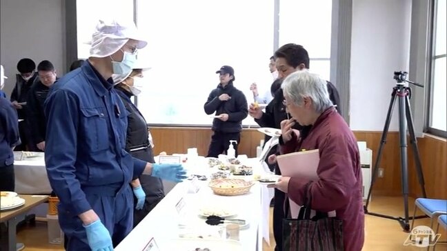 ブランド研究所が1年間の開発成果を紹介 加工品の試食会を開催 ホタテの廃棄部位など活用 青森県むつ市|TBS NEWS DIG