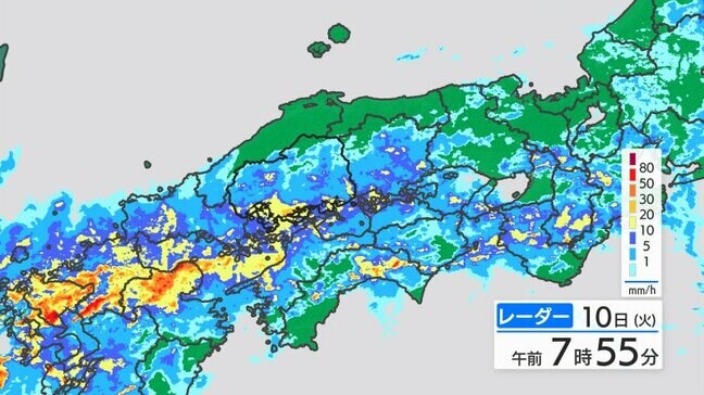 【きょう6/10(火)広島天気】梅雨入り早々まとまった雨　九州北部から活発な雨雲流れ込む|TBS NEWS DIG