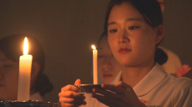 大分歯科専門学校で戴灯式 歯科衛生士を目指す27人が「志」新たに|TBS NEWS DIG