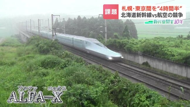 【北海道新幹線・札幌延伸】飛行機利用との分岐点とされる「4時間の壁」　札幌―東京間には高い壁　苦渋「4時間半」への挑戦…　その実現可能性と課題|TBS NEWS DIG
