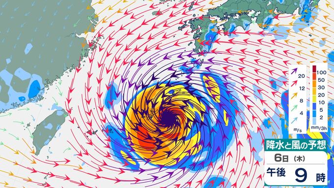 【台風情報】“大型で非常に強い”台風13号（ドルフィン）最大瞬間風速65m/s　週後半に沖縄・奄美へ…警報級大雨・高潮の可能性も　進路予想・今後の雨風シミュレーション【気象庁3日発表】|TBS NEWS DIG