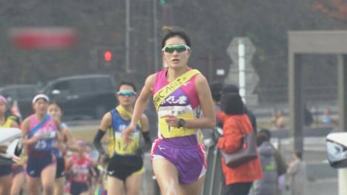 【都道府県対抗女子駅伝】4区鈴木葵（福島市出身）が区間賞　福島は18位　|　福島のニュース│TUF
