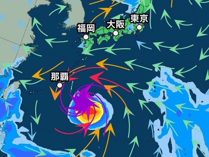 【台風情報】台風18号（ソウデル）今後の進路は？勢力は？【30日（日）までの雨風シミュレーション】23日（日）には「非常に強い」勢力に　中心気圧は945hPa　最大瞬間風速は60m/sに（19日午後6時45分・気象庁発表）　|　SBC NEWS | 長野のニュース | SBC信越放送