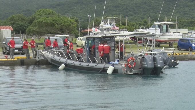 米空軍が石垣市の伊野田漁港で救難訓練 漁港内にプレハブなど設置 県や市に訓練の詳細は通知せず　|　沖縄のニュース｜RBC 琉球放送