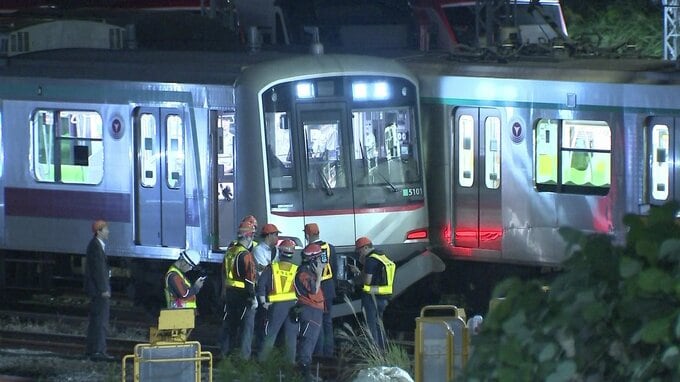 東急田園都市線全線で運転見合わせ 梶が谷～宮崎台間で脱線・衝突事故 運転再開は未定【6日午前2時08分現在】|TBS NEWS DIG