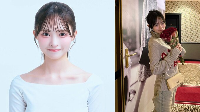 【リアル推しの子】藤咲凪　出産と移住の報告に続きフランスでの写真を公開　〝誰にも他人の幸せを否定する権利はない〟赤いバラの花束を抱えて笑顔|TBS NEWS DIG