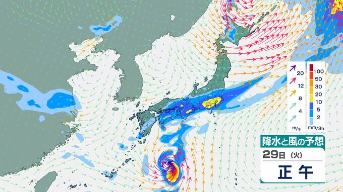 【台風情報】非常に強い「台風26号（スリゲ）」最大瞬間風速 65m/s・中心気圧955 hPa　10月1日頃、関東に接近の可能性も　進路予想・10月8日にかけての雨風シミュレーション【気象庁28日13時45分発表】|TBS NEWS DIG