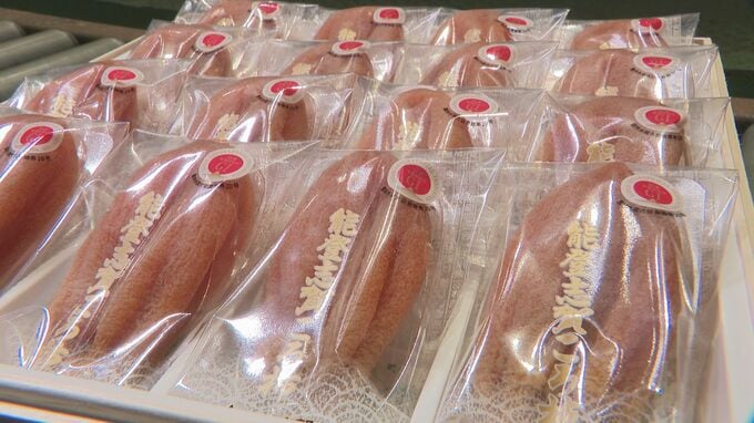 過去最高額の1箱33万円の値も 石川県のブランド食材「能登志賀ころ柿」の初競り |TBS NEWS DIG