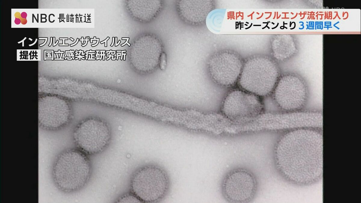 インフルエンザ流行期入り 昨季より3週間早く新学期前に感染対策