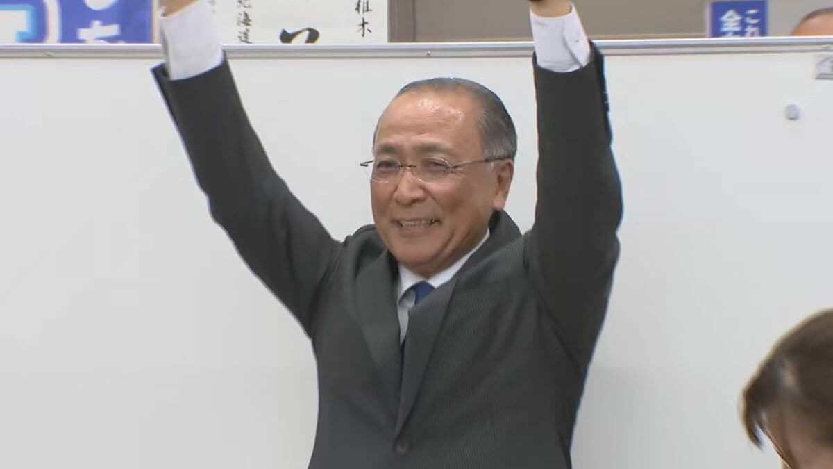 出水市長選　現職・椎木伸一氏が3選