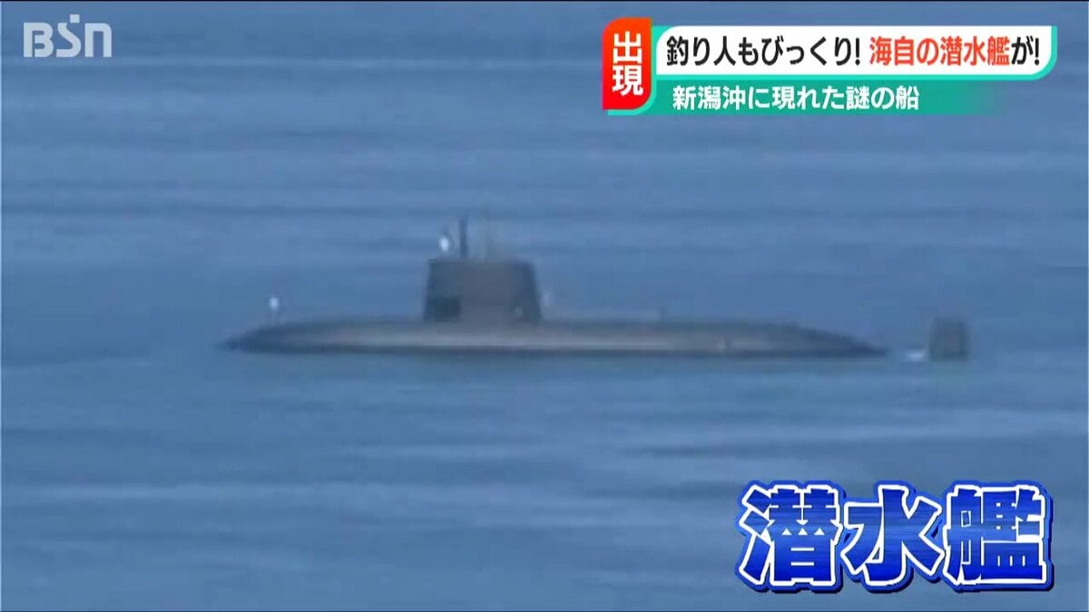 なんだこの黒い大きな物体は！?」新潟港沖に海上自衛隊の潜水艦現る 艦