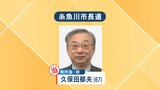 糸魚川市長選 新人の久保田郁夫氏(67)が初当選 三つ巴制す 新潟・糸魚川市 |TBS NEWS DIG