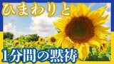【4K映像でつづる】ウクライナに咲き誇るひまわり ロシアによる侵攻開始から4年以上続く“1分間の黙とう”…犠牲者を悼む街の風景|TBS NEWS DIG