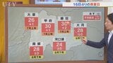 17日は貴重な梅雨の晴れ間で久しぶりの真夏日に　夜遅くは雨の所も　米津龍一気象予報士が解説　山梨|TBS NEWS DIG