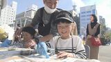 砂鉄と磁石で鑑識体験 県警ふれあいポリスフェスタ 大分 | 大分のニュース|OBS NEWS|大分放送