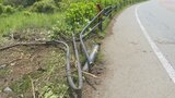 パトカー追跡の車がガードパイプに衝突 運転の男性が大けが パトカーもガードに衝突 | 山梨のニュース | UTYテレビ山梨