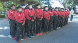 日川ラグビー部　花園へ向けて出発！　全国高校ラグビー大会　12月27日に開幕　|　山梨のニュース | ＵＴＹテレビ山梨