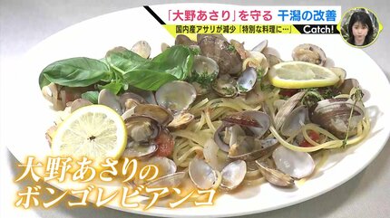 特別なおいしさがある貝」 減少するアサリ どうなる「大野あさり