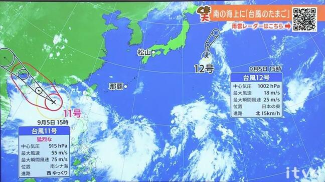 6日(金)も広く晴れて気温上昇 新たに台風12号発生|TBS NEWS DIG