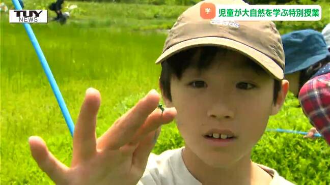 「ヘビ!」児童たちが自然を学ぶ特別授業 絶滅危惧種に指定の生物も発見!(山形・大江町)|TBS NEWS DIG