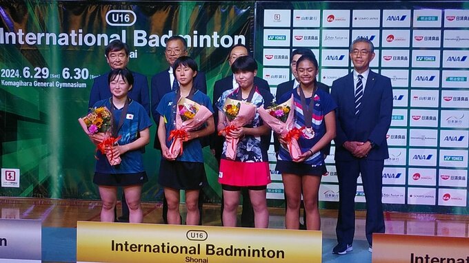 国際バドミントンU16庄内2024 女子は渡邉柚乃選手（岡山・倉敷一中）が優勝　|　山形のニュース│TUYテレビユー山形