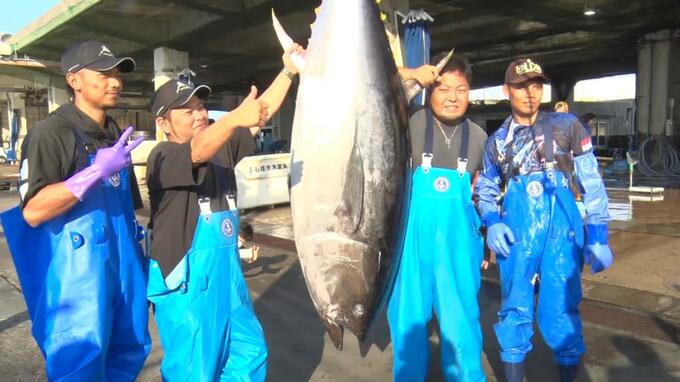 「気持ちは最高」宮古沖で仕留めた162キロ 八重山でクロマグロ今期初水揚げ|TBS NEWS DIG