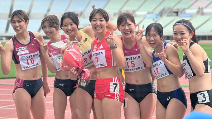 女子100mH、田中佑美が12秒93で優勝　世界陸上参加標準突破ならずも好タイムで制す　寺田明日香は3位【木南記念】|TBS NEWS DIG