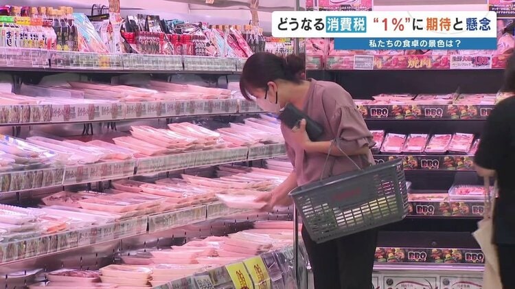 どうなる？消費税「1％」】小売り店→値札入れ替えでコスト増 家計