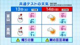 大学入学共通テスト 初日の天気は冬型強まり雪 2日朝は路面凍結に注意 富山|TBS NEWS DIG