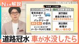 突然の大雨…車が水没したら?冠水路の走行“危険サイン”は約15cm 知っておきたい対処法 と保険【Nスタ解説】|TBS NEWS DIG