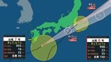 【ダブル台風情報】台風7号８号が接近　7号は夕方にも関東・東海に接近へ【1時間ごとの雨・風シミュレーション】気象庁進路予想|TBS NEWS DIG