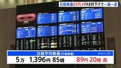 日経平均30日午前は5万1396円　米FRB政策金利0.25％引き下げ受け、89円の小幅な値上がり| TBS CROSS DIG with Bloomberg
