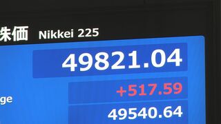 【速報】日経平均 一時500円超上昇　半導体関連株を中心に買い注文| TBS CROSS DIG with Bloomberg