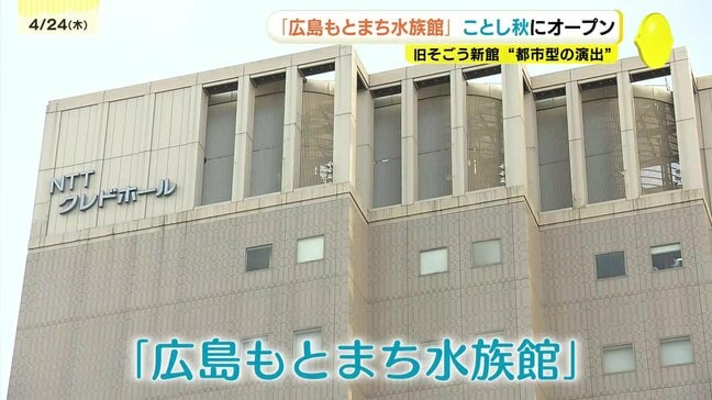 「広島もとまち水族館」がことし秋にオープン　広島市・旧そごう新館に|TBS NEWS DIG