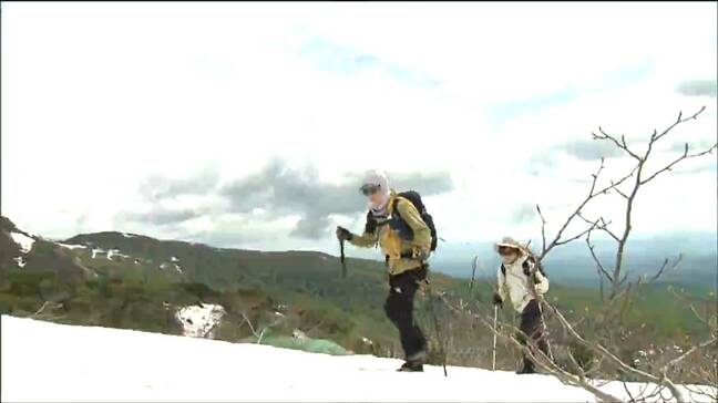 残雪踏みしめ登山楽しむ 宮城県内に6つの登山道 栗駒山で山開き 夏山シーズン到来|TBS NEWS DIG