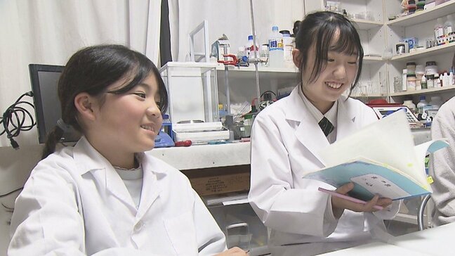 中1と小4の姉妹が全国科学コンクールでダブル受賞 「糖化」「花びらの泡」を研究|TBS NEWS DIG