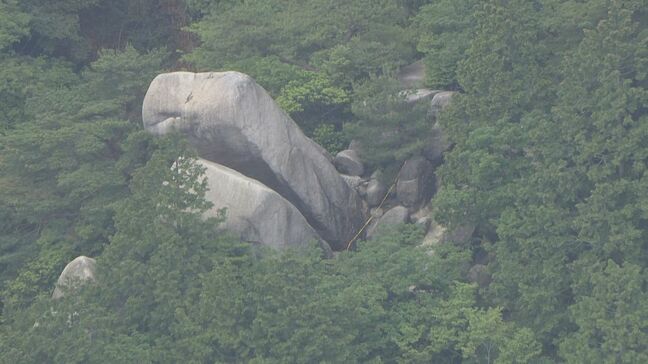 三重･御在所岳の「おばれ岩」が崩落の危機 “赤ちゃんをおんぶ”のような岩 雨で地盤が緩んだか ほかの登山道を|TBS NEWS DIG