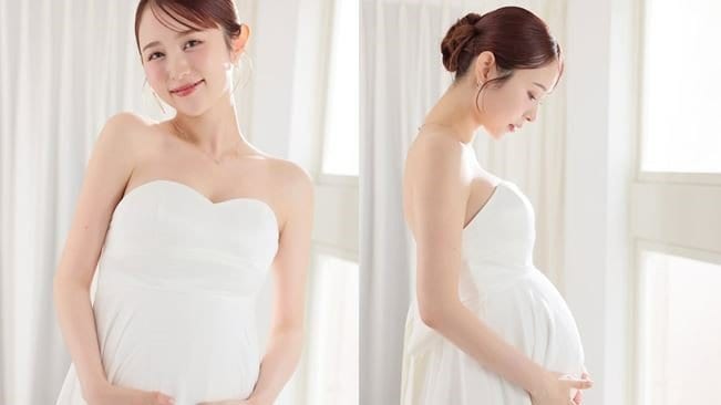 【 まつきりな 】 「初めての妊娠という人生の節目に　思い出に残してよかった」　臨月を迎えマタニティフォト公開　夫はコットン・きょん|TBS NEWS DIG