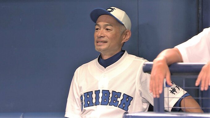 イチロー率いるKOBE CHIBEN、初回は無得点...松井秀喜は空振り三振、松坂は“魚雷バット”で遊ゴロ　松井稼が初ヒット|TBS NEWS DIG