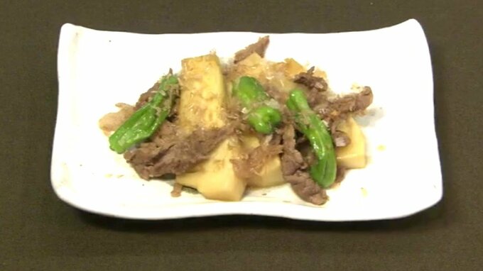 簡単！プロが教えるタケノコのゆで方「牛肉と筍の炒め煮」和食レシピ【わっちtheキッチン】　|　青森のニュース│ATV NEWS│青森テレビ