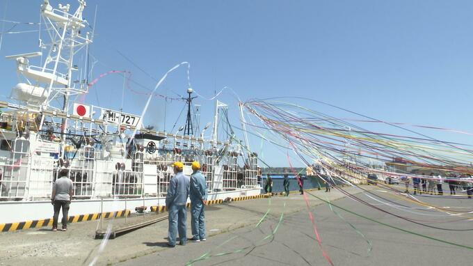 「丁寧に鮮度良く持ってきて」中型イカ釣り船が北太平洋にムラサキイカ漁へ今シーズン初めての出港　7月末に八戸港に水揚げ予定　|　青森のニュース│ATV NEWS│青森テレビ