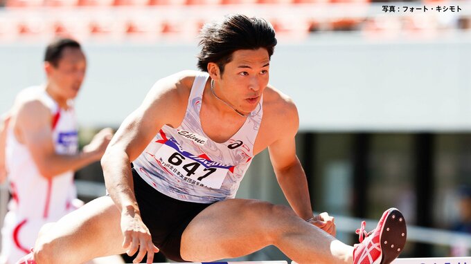 男子110mH、野本周成が13秒25で2位、4人目となる東京世界陸上参加標準記録を突破【木南記念】|TBS NEWS DIG