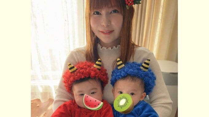 【 中川翔子 】節分迎えて双子が子鬼に「来年はママも鬼になりたいな」　フォロワー反響〝かわいい〟渋滞|TBS NEWS DIG