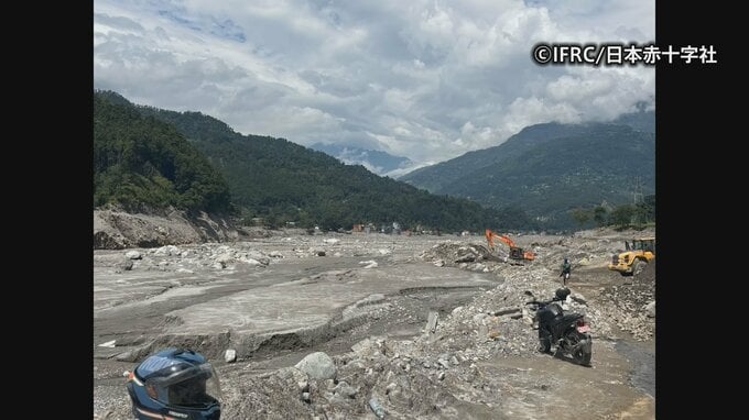 ネパール 土石流発生からまもなく1か月　日本赤十字社の看護師「一人一人の尊厳を守る支援を」