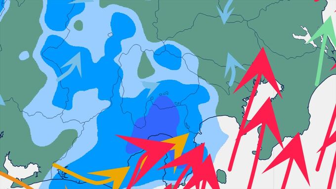 【関東甲信】落雷や竜巻などの激しい突風、急な強い雨、降ひょうに注意　大気が非常に不安定　【土曜は？いつ・どこで？発雷確率　降水と風のシミュレーション】　|　山梨のニュース | ＵＴＹテレビ山梨