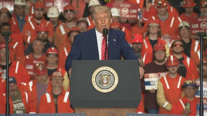 【速報】日鉄のUSスチール買収 「国家安全保障協定」締結を条件に容認姿勢　トランプ大統領が大統領令に署名|TBS NEWS DIG