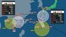 【台風情報】"ダブル台風"発生　台風24号(クロヴァン)…日本の南にほとんど停滞　最大瞬間風速25m/s　台風18号(ソウデル)も復活…南シナ海を東に進む　勢力、進路予想は？全国の天気を画像で　気象庁【進路図で見る】　|　山形のニュース│TUYテレビユー山形