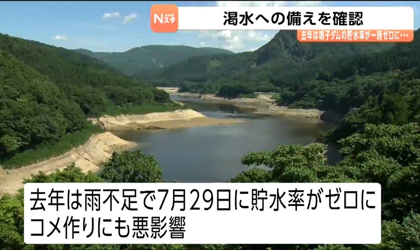 鳴子 ダム 貯水 率